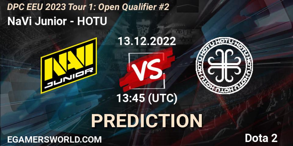Pronóstico NaVi Junior - HOTU. 13.12.2022 at 13:45, Dota 2, DPC EEU 2023 Tour 1: Open Qualifier #2