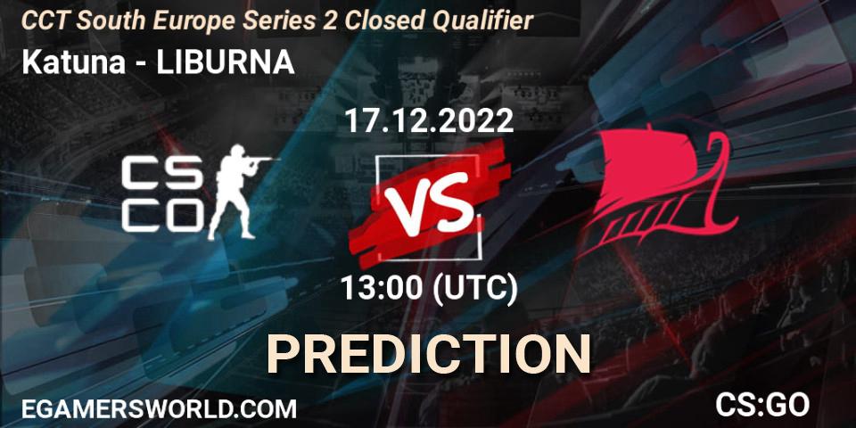Pronóstico Katuna - LIBURNA. 17.12.22, CS2 (CS:GO), CCT South Europe Series 2 Closed Qualifier