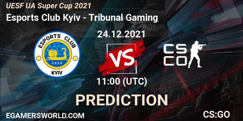 Pronóstico Esports Club Kyiv - Tribunal Gaming. 24.12.2021 at 11:00, Counter-Strike (CS2), UESF Ukrainian Super Cup 2021