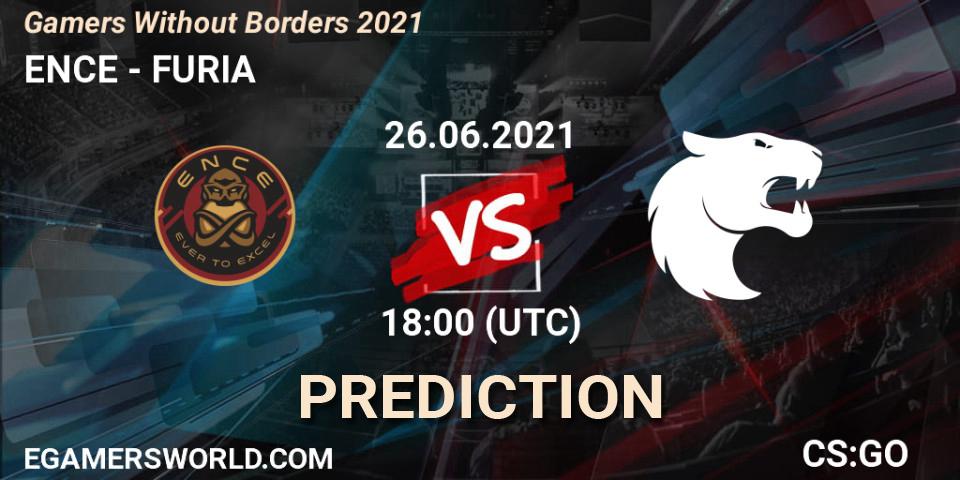 Pronóstico ENCE - FURIA. 26.06.2021 at 18:25, Counter-Strike (CS2), Gamers Without Borders 2021