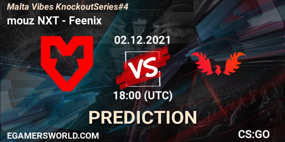 Pronóstico mouz NXT - Feenix. 02.12.2021 at 18:10, Counter-Strike (CS2), Malta Vibes Knockout Series #4