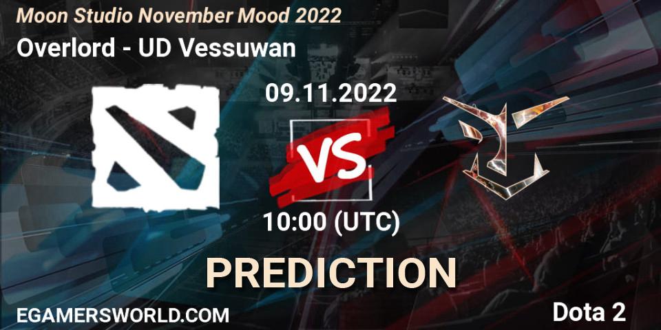 Pronóstico Overlord - UD Vessuwan. 09.11.2022 at 10:29, Dota 2, Moon Studio November Mood 2022
