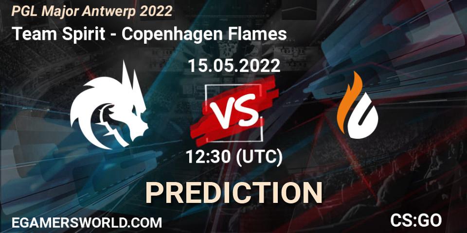 Pronóstico Team Spirit - Copenhagen Flames. 15.05.2022 at 12:55, Counter-Strike (CS2), PGL Major Antwerp 2022