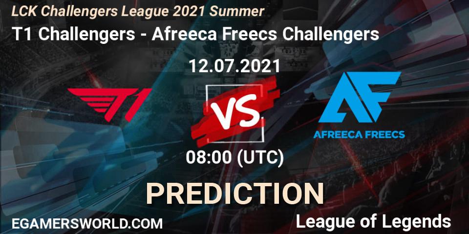 Pronóstico T1 Challengers - Afreeca Freecs Challengers. 12.07.2021 at 08:00, LoL, LCK Challengers League 2021 Summer