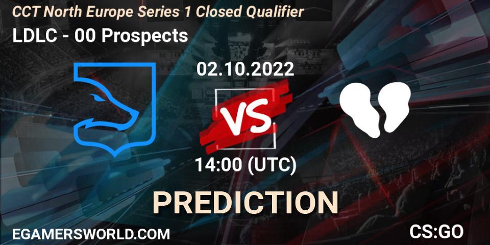 Pronóstico LDLC - 00 Prospects. 02.10.22, CS2 (CS:GO), CCT North Europe Series 1 Closed Qualifier