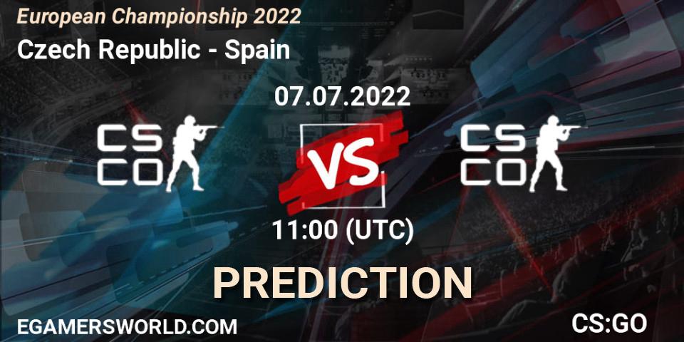 Pronóstico Czech Republic - Spain. 07.07.22, CS2 (CS:GO), European Championship 2022