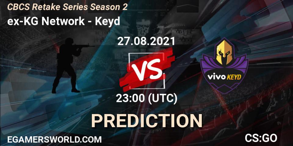 Pronóstico ex-KG Network - Keyd. 28.08.2021 at 00:10, Counter-Strike (CS2), CBCS Retake Series Season 2