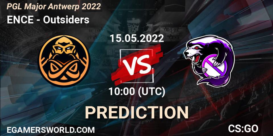 Pronóstico ENCE - Outsiders. 15.05.2022 at 10:00, Counter-Strike (CS2), PGL Major Antwerp 2022