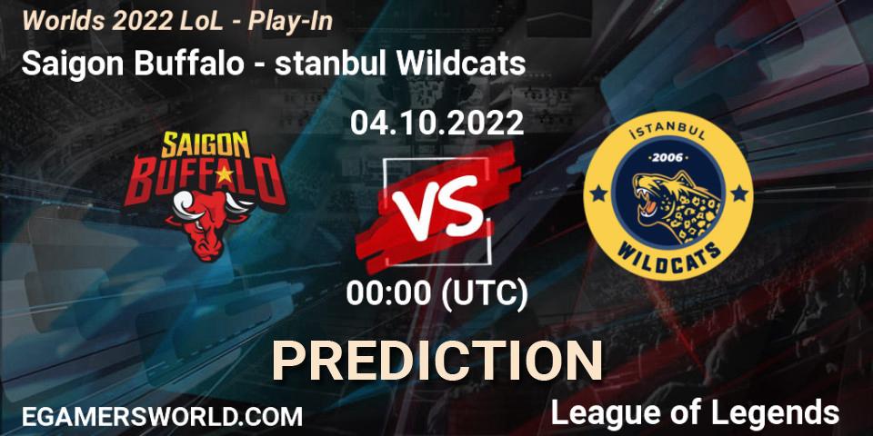 Pronóstico Saigon Buffalo - İstanbul Wildcats. 30.09.2022 at 04:00, LoL, Worlds 2022 LoL - Play-In