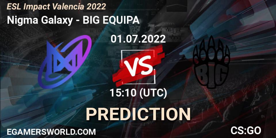 Pronóstico Galaxy Racer Female - BIG EQUIPA. 01.07.2022 at 15:20, Counter-Strike (CS2), ESL Impact Valencia 2022