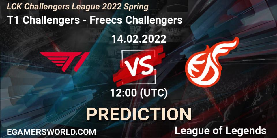Pronóstico Freecs Challengers - T1 Challengers. 17.02.2022 at 05:00, LoL, LCK Challengers League 2022 Spring