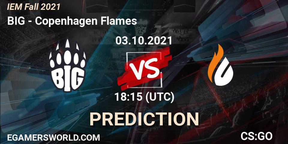 Pronóstico BIG - Copenhagen Flames. 03.10.2021 at 17:35, Counter-Strike (CS2), IEM Fall 2021: Europe RMR