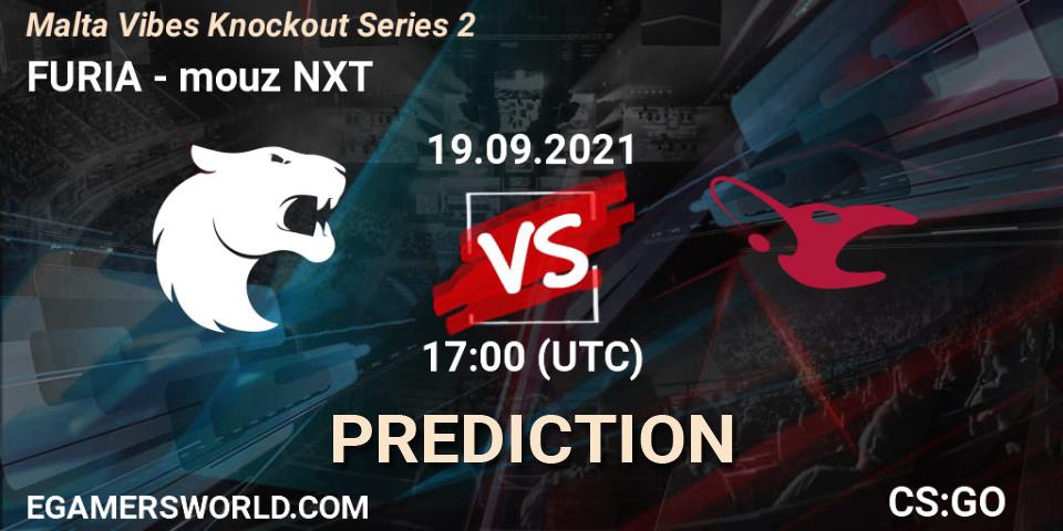 Pronóstico FURIA - mouz NXT. 19.09.2021 at 17:25, Counter-Strike (CS2), Malta Vibes Knockout Series #2