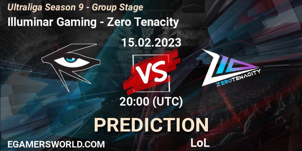 Pronóstico Illuminar Gaming - Zero Tenacity. 21.02.23, LoL, Ultraliga Season 9 - Group Stage