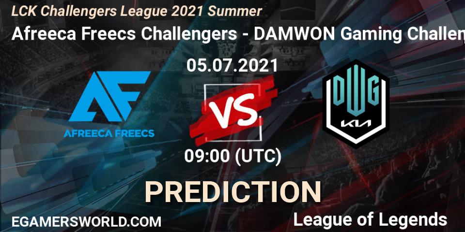 Pronóstico Afreeca Freecs Challengers - DAMWON Gaming Challengers. 05.07.2021 at 09:00, LoL, LCK Challengers League 2021 Summer