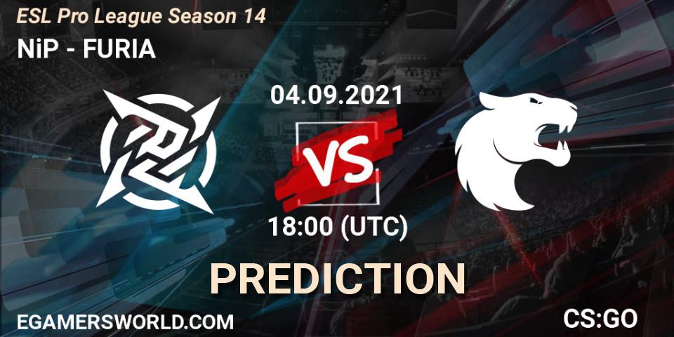 Pronóstico NiP - FURIA. 04.09.2021 at 18:00, Counter-Strike (CS2), ESL Pro League Season 14
