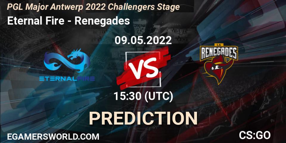 Pronóstico Eternal Fire - Renegades. 09.05.22, CS2 (CS:GO), PGL Major Antwerp 2022 Challengers Stage