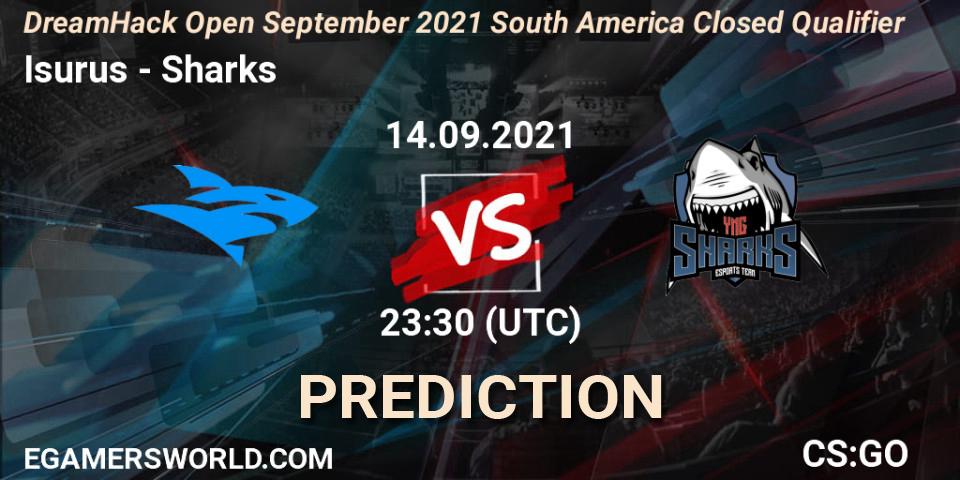Pronóstico Isurus - Sharks. 15.09.2021 at 00:20, Counter-Strike (CS2), DreamHack Open September 2021 South America Closed Qualifier