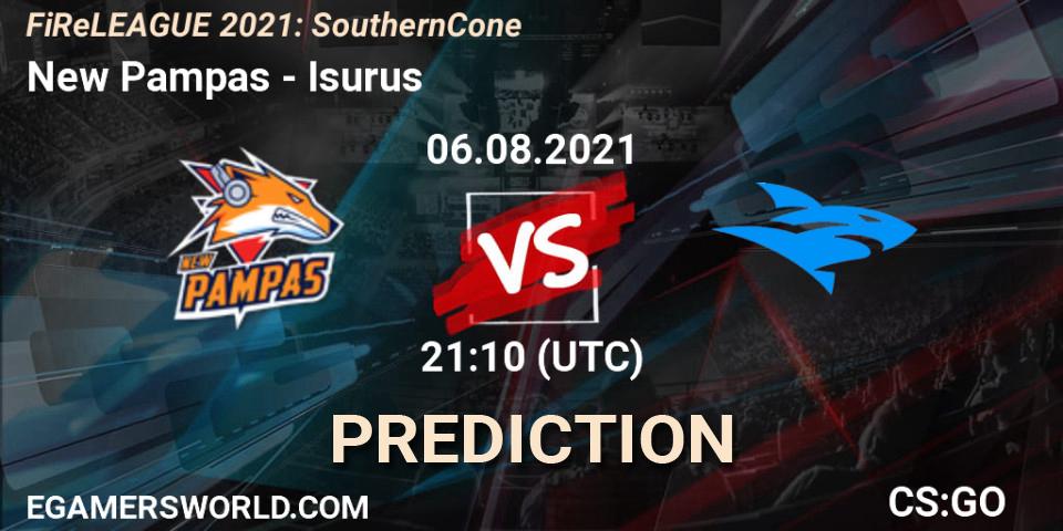 Pronóstico New Pampas - Isurus. 07.08.2021 at 00:00, Counter-Strike (CS2), FiReLEAGUE 2021: Southern Cone