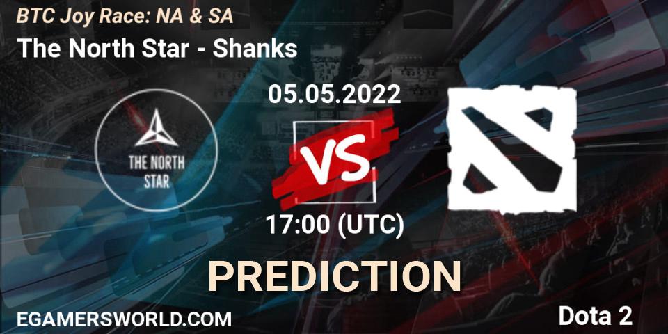 Pronóstico The North Star - Shanks. 05.05.2022 at 17:08, Dota 2, BTC Joy Race: NA & SA