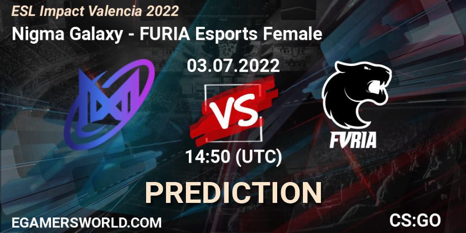 Pronóstico Galaxy Racer Female - FURIA Esports Female. 03.07.2022 at 14:50, Counter-Strike (CS2), ESL Impact Valencia 2022