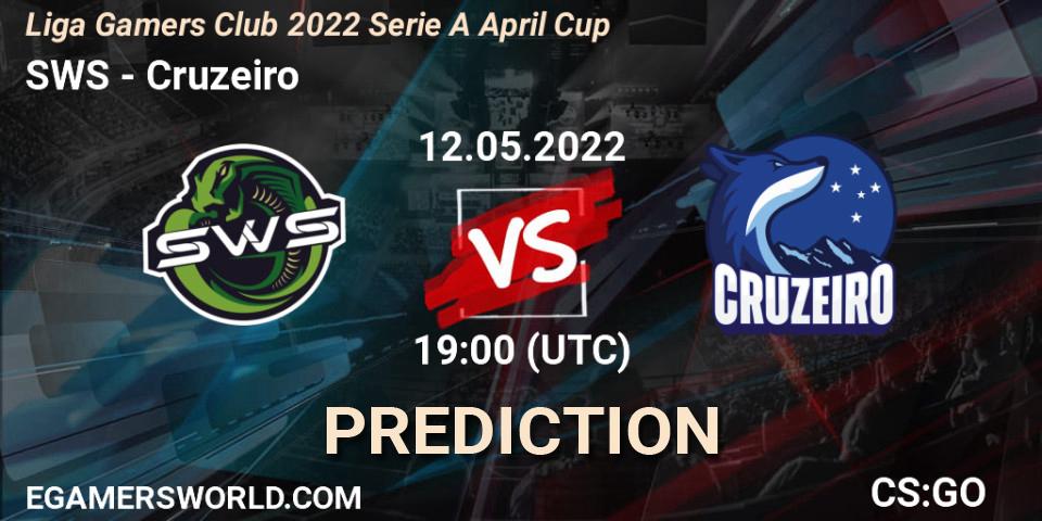 Pronóstico SWS - Cruzeiro. 12.05.2022 at 19:00, Counter-Strike (CS2), Liga Gamers Club 2022 Serie A April Cup