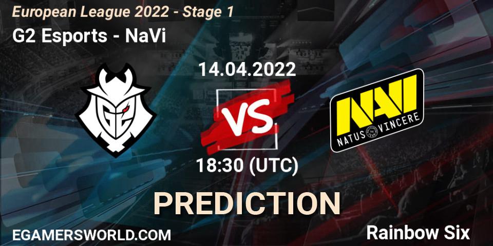 Pronóstico G2 Esports - NaVi. 14.04.2022 at 21:00, Rainbow Six, European League 2022 - Stage 1