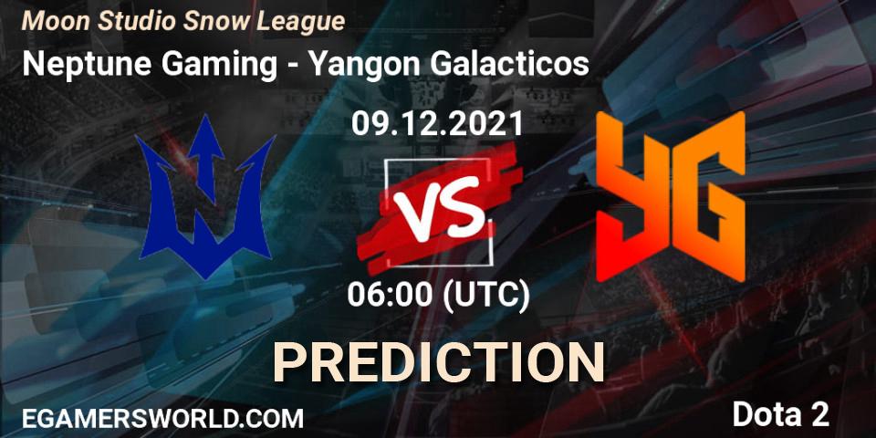 Pronóstico Neptune Gaming - Yangon Galacticos. 09.12.2021 at 06:13, Dota 2, Moon Studio Snow League