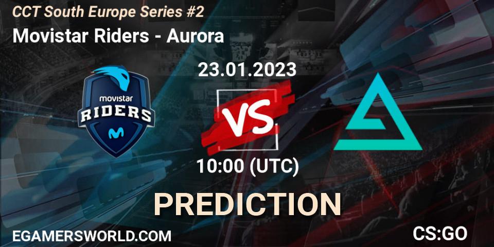 Pronóstico Movistar Riders - Aurora. 23.01.2023 at 10:00, Counter-Strike (CS2), CCT South Europe Series #2