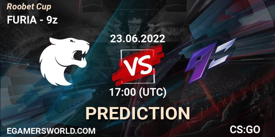 Pronóstico FURIA - 9z. 23.06.2022 at 17:00, Counter-Strike (CS2), Roobet Cup