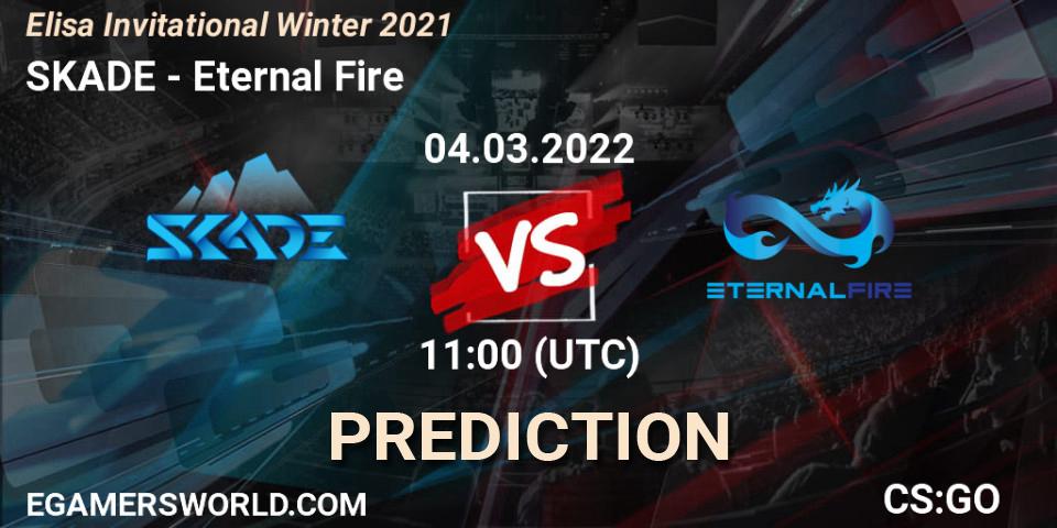 Pronóstico SKADE - Eternal Fire. 04.03.2022 at 11:00, Counter-Strike (CS2), Elisa Invitational Winter 2021