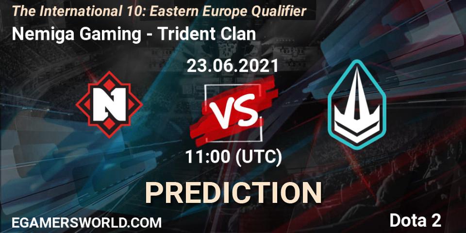 Pronóstico Nemiga Gaming - Trident Clan. 23.06.2021 at 10:21, Dota 2, The International 10: Eastern Europe Qualifier