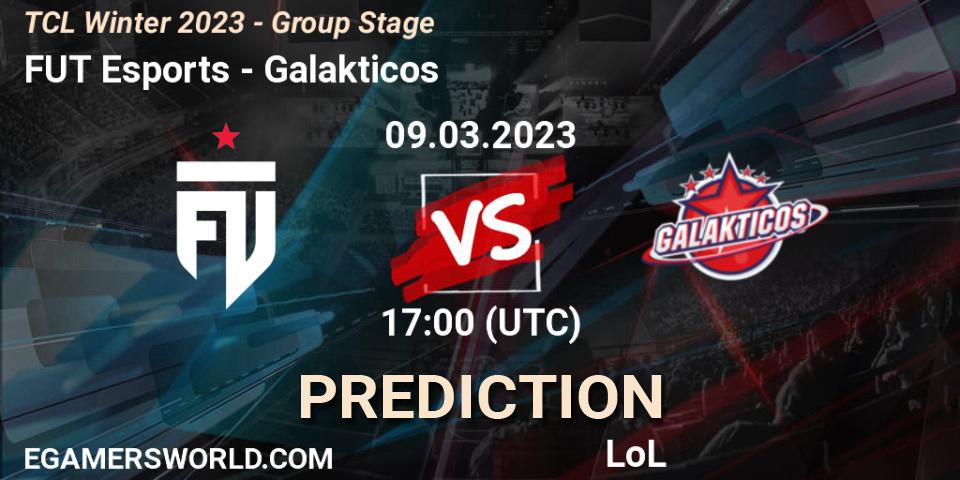 Pronóstico FUT Esports - Galakticos. 16.03.2023 at 17:00, LoL, TCL Winter 2023 - Group Stage