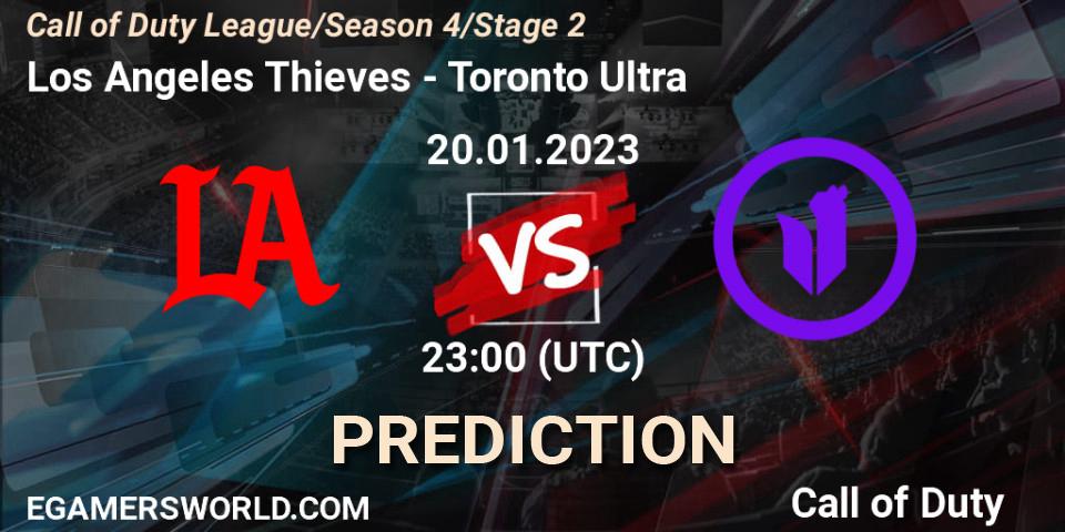 Pronóstico Los Angeles Thieves - Toronto Ultra. 20.01.2023 at 23:00, Call of Duty, Call of Duty League 2023: Stage 2 Major Qualifiers