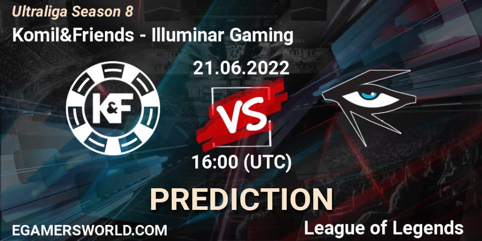 Pronóstico Komil&Friends - Illuminar Gaming. 21.06.2022 at 16:00, LoL, Ultraliga Season 8