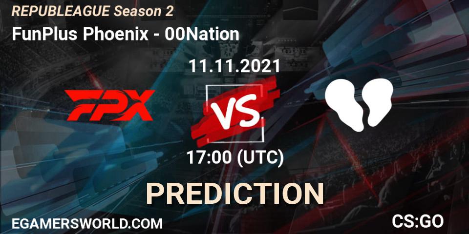 Pronóstico Lyngby Vikings - 00Nation. 11.11.21, CS2 (CS:GO), REPUBLEAGUE Season 2