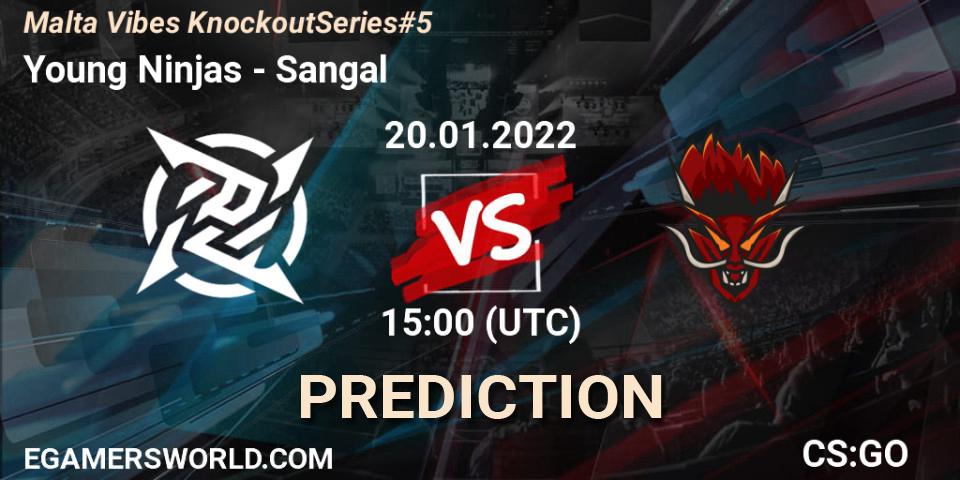 Pronóstico Young Ninjas - Sangal. 20.01.2022 at 16:50, Counter-Strike (CS2), Malta Vibes Knockout Series #5