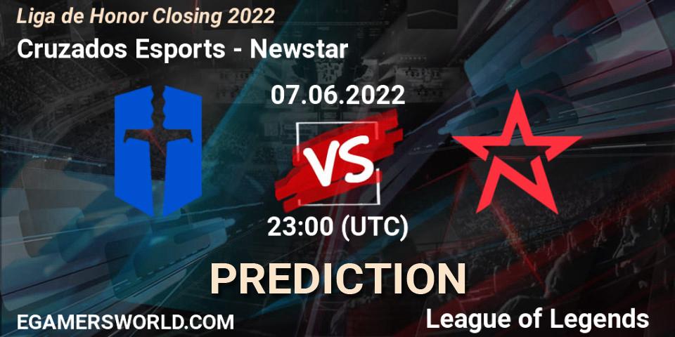 Pronóstico Cruzados Esports - Newstar. 07.06.2022 at 23:00, LoL, Liga de Honor Closing 2022