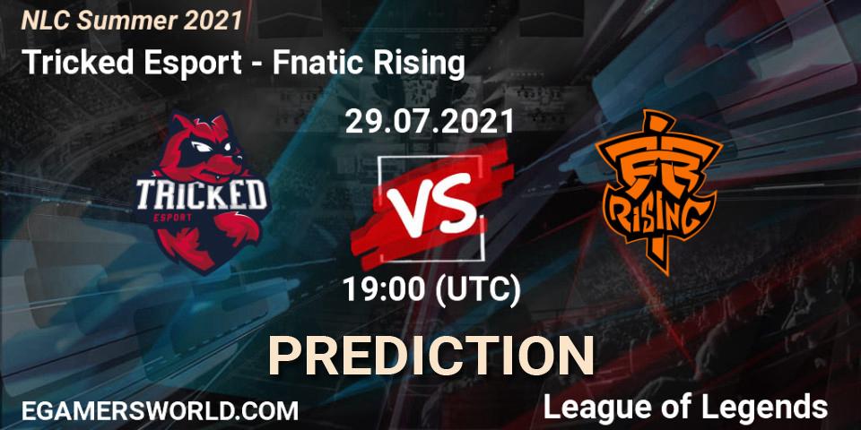 Pronóstico Tricked Esport - Fnatic Rising. 29.07.2021 at 19:00, LoL, NLC Summer 2021