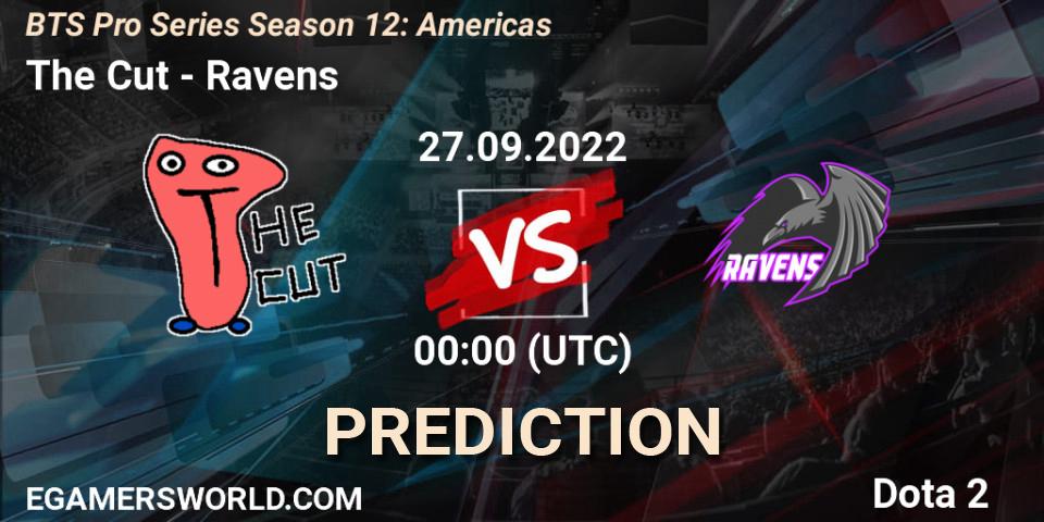 Pronóstico The Cut - Ravens. 27.09.2022 at 00:20, Dota 2, BTS Pro Series Season 12: Americas
