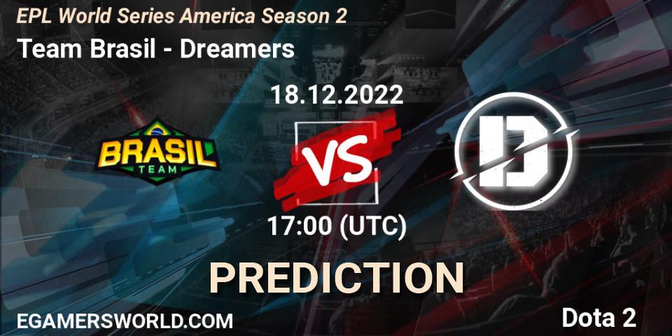 Pronóstico Team Brasil - Dreamers. 18.12.2022 at 17:23, Dota 2, EPL World Series America Season 2