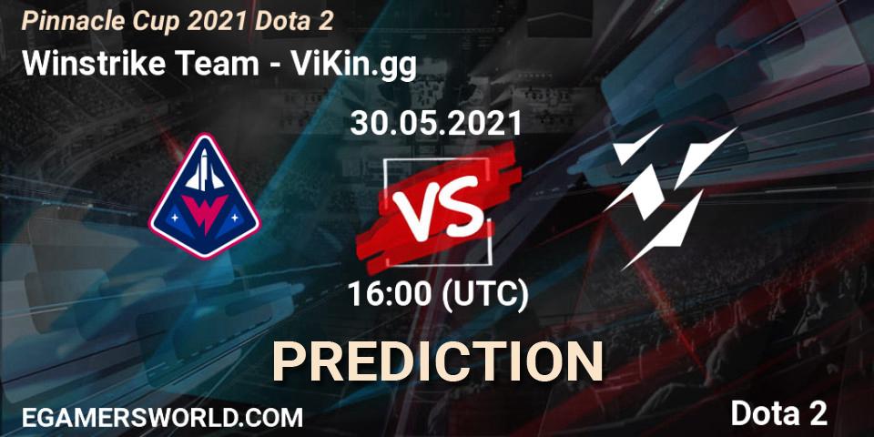 Pronóstico Winstrike Team - ViKin.gg. 30.05.2021 at 17:06, Dota 2, Pinnacle Cup 2021 Dota 2