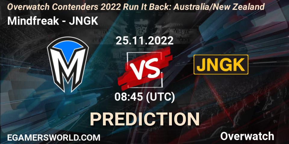 Pronóstico Mindfreak - JNGK. 25.11.22, Overwatch, Overwatch Contenders 2022 - Australia/New Zealand - November