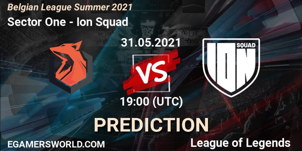 Pronóstico Sector One - Ion Squad. 31.05.2021 at 19:00, LoL, Belgian League Summer 2021