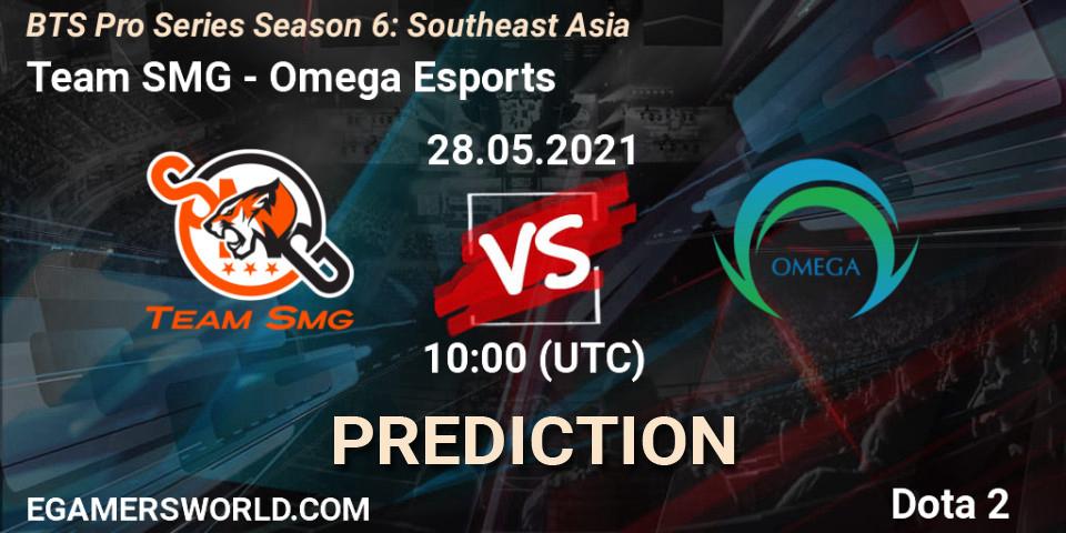 Pronóstico Team SMG - Omega Esports. 28.05.2021 at 10:22, Dota 2, BTS Pro Series Season 6: Southeast Asia