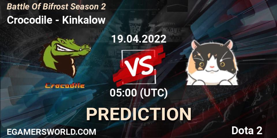 Pronóstico Crocodile - Kinkalow. 19.04.2022 at 05:19, Dota 2, Battle Of Bifrost Season 2