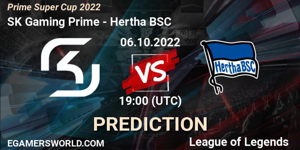 Pronóstico SK Gaming Prime - Hertha BSC. 06.10.2022 at 19:00, LoL, Prime Super Cup 2022