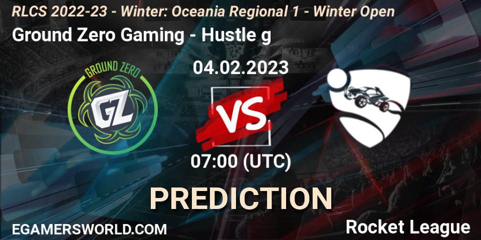 Pronóstico Ground Zero Gaming - Hustle g. 04.02.2023 at 08:00, Rocket League, RLCS 2022-23 - Winter: Oceania Regional 1 - Winter Open