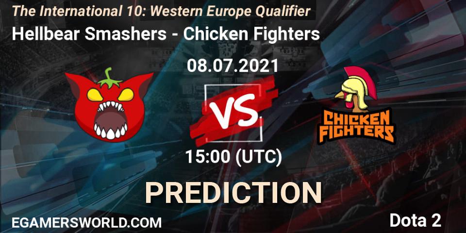Pronóstico Hellbear Smashers - Chicken Fighters. 08.07.2021 at 15:22, Dota 2, The International 10: Western Europe Qualifier