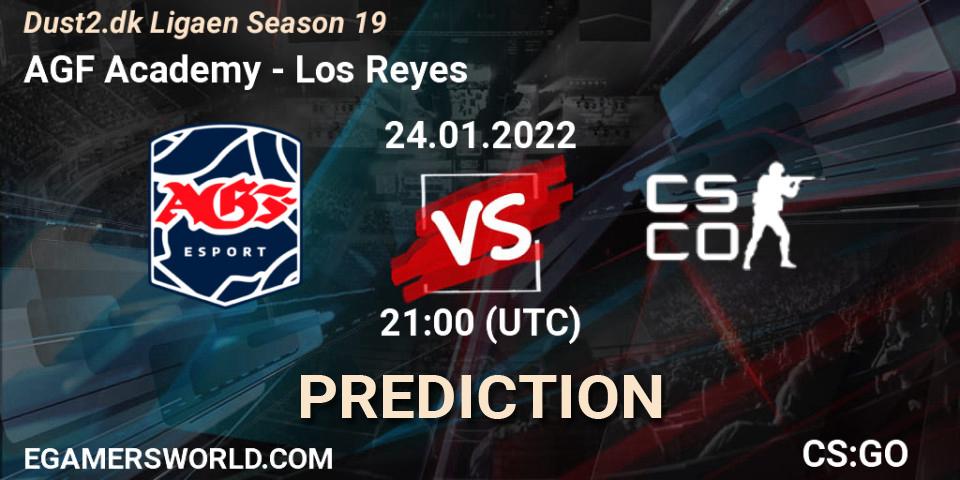 Pronóstico AGF Academy - Los Reyes. 24.01.2022 at 21:30, Counter-Strike (CS2), Dust2.dk Ligaen Season 19